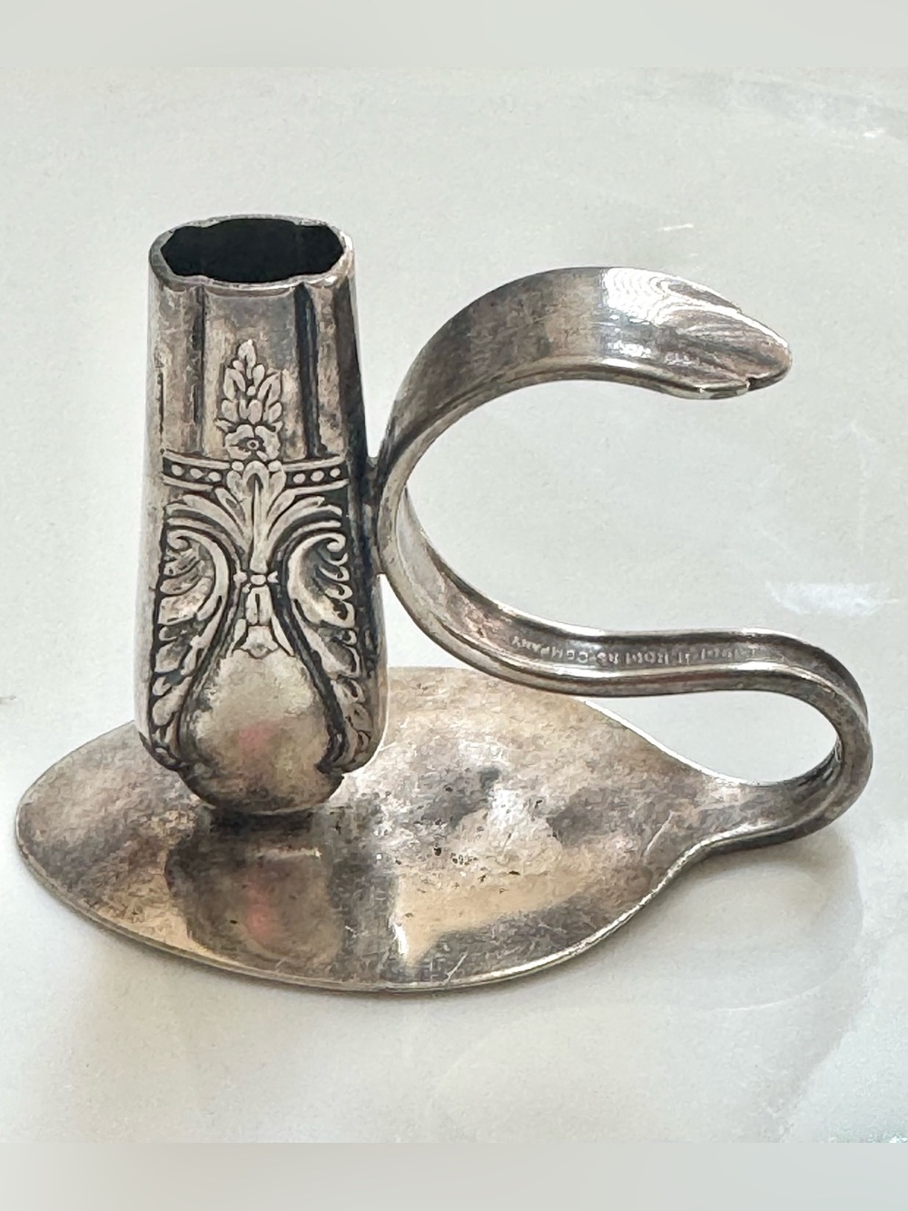 Upcycled Silver-Plated Flatware Holder or Bud Vase
